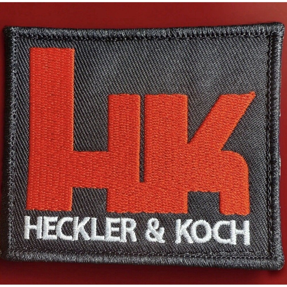 HK Heckler & Koch H&K Firearms Embroidered Hook N Loop Patch HK45C VP9 VP40 P7